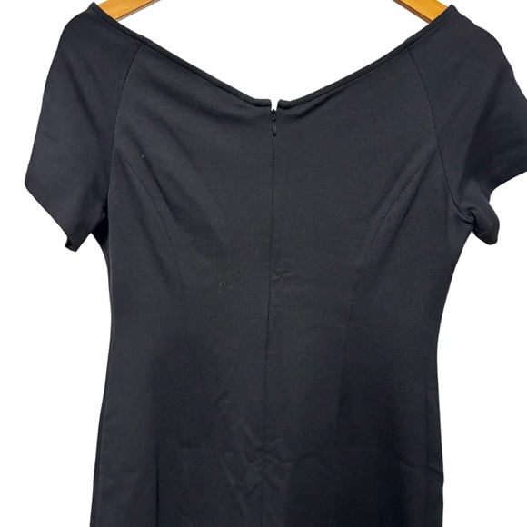 Ann Taylor | Women's Off-the-Shoulder Black Dress - Picture 7 of 8